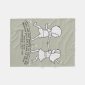 p フリースブランケット (正面(横))