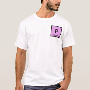 P - ペンシルベニア州フィラデルフィア 化学 周期表 Tシャツ