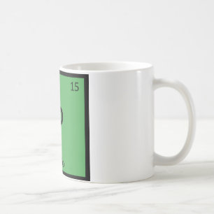 P - ポロスポーツ 化学 周期表 シンボル コーヒーマグカップ