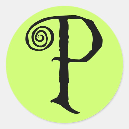 P ラウンドシール (正面)