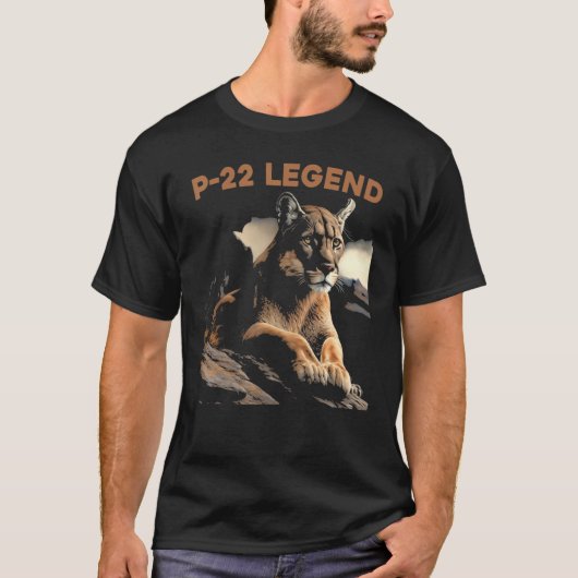 P-22 Mountain Lion Silver Lake P22 Tシャツ (正面)