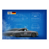 P 356 Blueprint ポスター (正面)