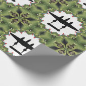 P-38シルエット稲妻 ラッピングペーパー (角)