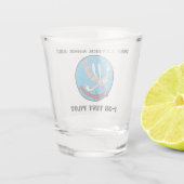 P-38テストパイロットトニー・ルヴィエ・ノサート ショットグラス (裏面)