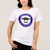 P-38ベテランの娘の誇り トライブレンドTシャツ (正面)