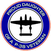 P-38ベテランの娘の誇り トライブレンドTシャツ