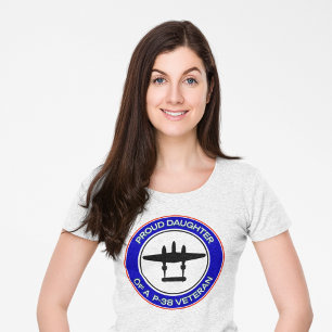 P-38ベテランの娘の誇り トライブレンドTシャツ