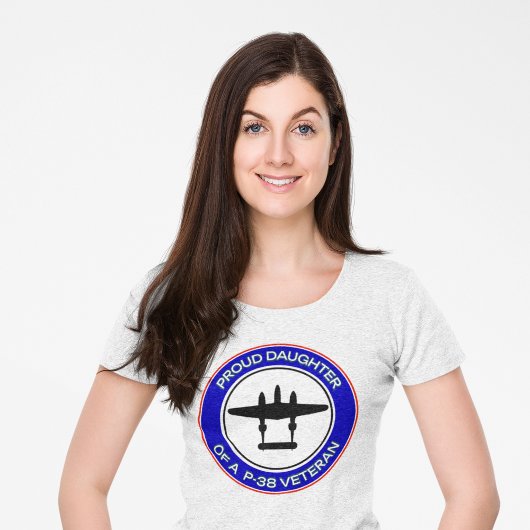 P-38ベテランの娘の誇り トライブレンドTシャツ
