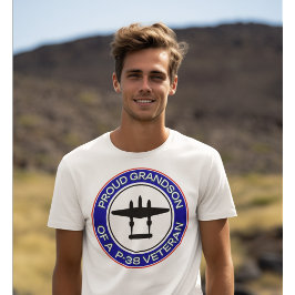 P-38ベテランの自慢の孫 Tシャツ