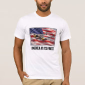 P-38ライトニング - アメリカの誇り Tシャツ (正面)