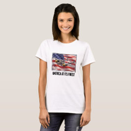P-38ライトニング - アメリカの誇り Tシャツ