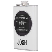 P-38稲妻カスタムビニルフラ包まれたスコ フラスク (左)