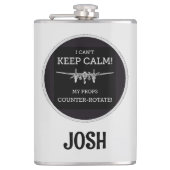 P-38稲妻カスタムビニルフラ包まれたスコ フラスク (正面)