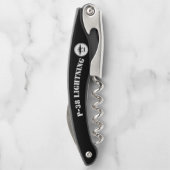 P-38稲妻ステンシル（円形シルエット付） ソムリエナイフ (裏面)