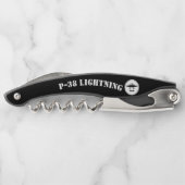 P-38稲妻ステンシル（円形シルエット付） ソムリエナイフ (裏面)