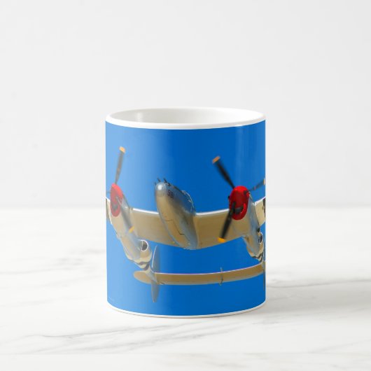 P-38稲妻 コーヒーマグカップ (中央)