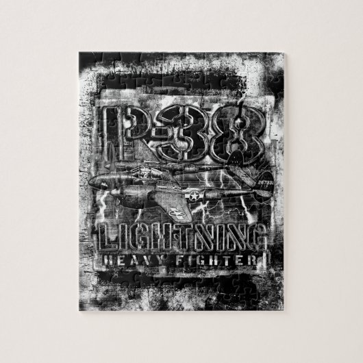 P-38稲妻 ジグソーパズル (縦)