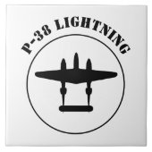 P-38稲妻 タイル (正面)