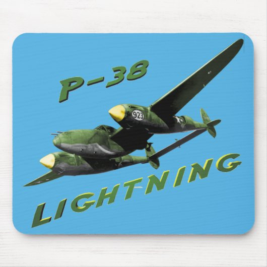 P-38稲妻 マウスパッド (正面)
