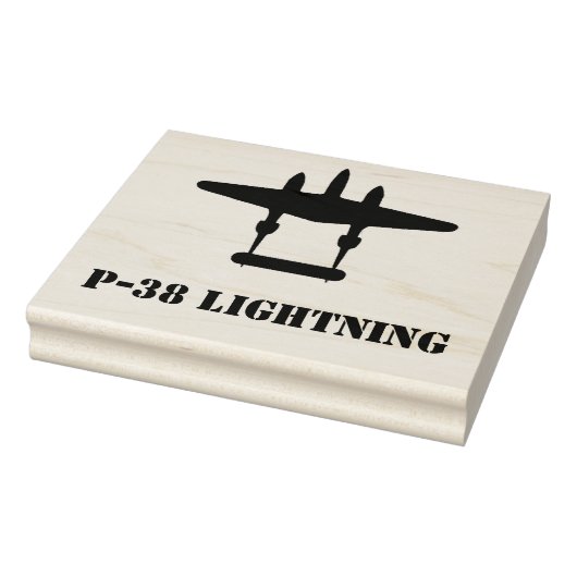 P-38稲妻 ラバースタンプ (スタンプ)