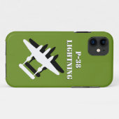 P-38稲妻(ShadowiPhone/iPadケース付き) Case-Mate iPhoneケース (裏面(横))