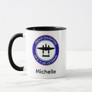 P-38退役軍人の娘の自慢 マグカップ
