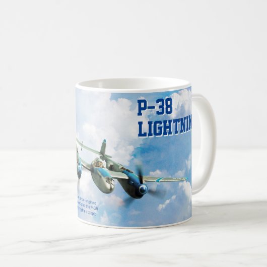 P-38 Lightning コーヒーマグカップ