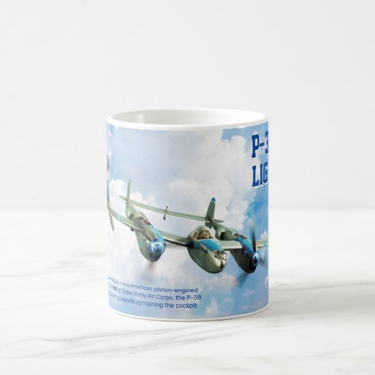 P-38 Lightning コーヒーマグカップ (中央)