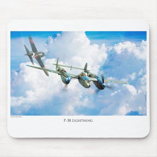 P-38 Lightning マウスパッド (正面)