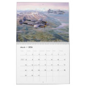 P-38 Lightning Authorized 2026 Calendar カレンダー (3月 2026)