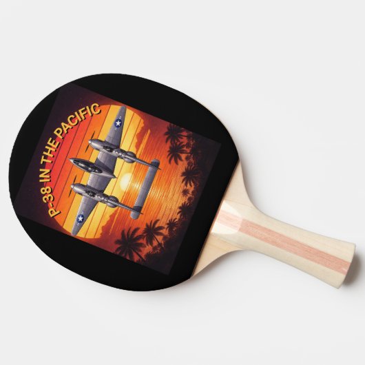 P-38 Lightning in the Pacific Theater 卓球ラケット (横)