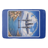 P-38 Lightning Over the Mediterranean バスマット (正面)