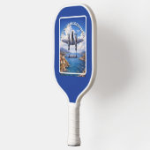 P-38 Lightning Over the Mediterranean ピックルボールラケット (左)