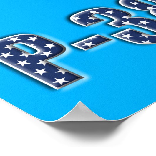 P-38L稲妻 ポスター (角)