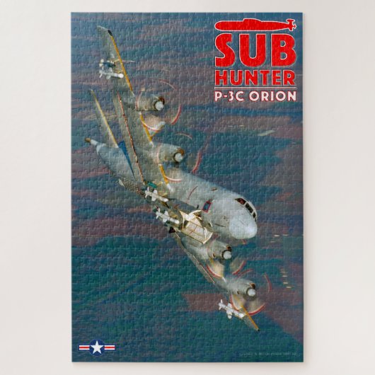 P-3Cオリオン（20x30インチ） ジグソーパズル (縦)