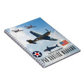 P-40カーティスウォーホーク戦闘隊 ノートブック (右側)