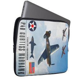 P-40カーティスウォーホーク戦闘隊 ラップトップスリーブ