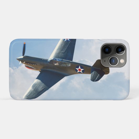 P-40カーティスウォーホーク戦闘隊 Case-Mate iPhoneケース (裏面(横))