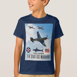 P-40カーティスウォーホーク戦闘隊 Tシャツ