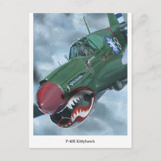 P-40キティホーク ポストカード