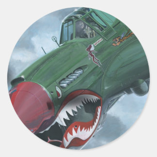 P-40キティホーク ラウンドシール