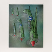 P-40ワルシャワ飛んでいるーは嵐パズル520ピース ジグソーパズル (縦)