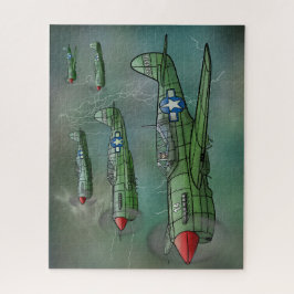 P-40ワルシャワ飛んでいるーは嵐パズル520ピース ジグソーパズル