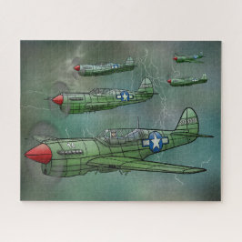 P-40ワルシャワ飛んでいるーは嵐パズル520ピース ジグソーパズル
