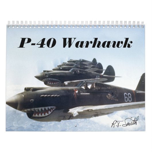 P-40ワルホーク カレンダー (カバー)