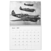 P-40ワルホーク カレンダー (3月 2027)