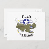 p-40ワルホーク ポストカード (正面/裏面)