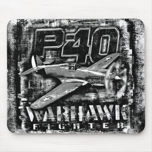 P-40ワルホーク マウスパッド (正面)