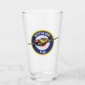 "P-40 Kittyhawk" タンブラーグラス (正面)