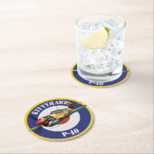 P-40 Kittyhawk ラウンドペーパーコースター (インサイチュ)